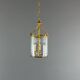Cylindrical lantern in gilded bronze in the Louis XV style, 20th century.