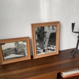 Set of three black and white photos 1950