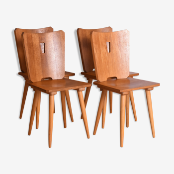 Set of Four Chairs, Germany, 1980