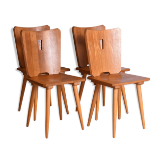 Set of Four Chairs, Germany, 1980