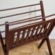 Folding teak magazine holder by Cees Braakman