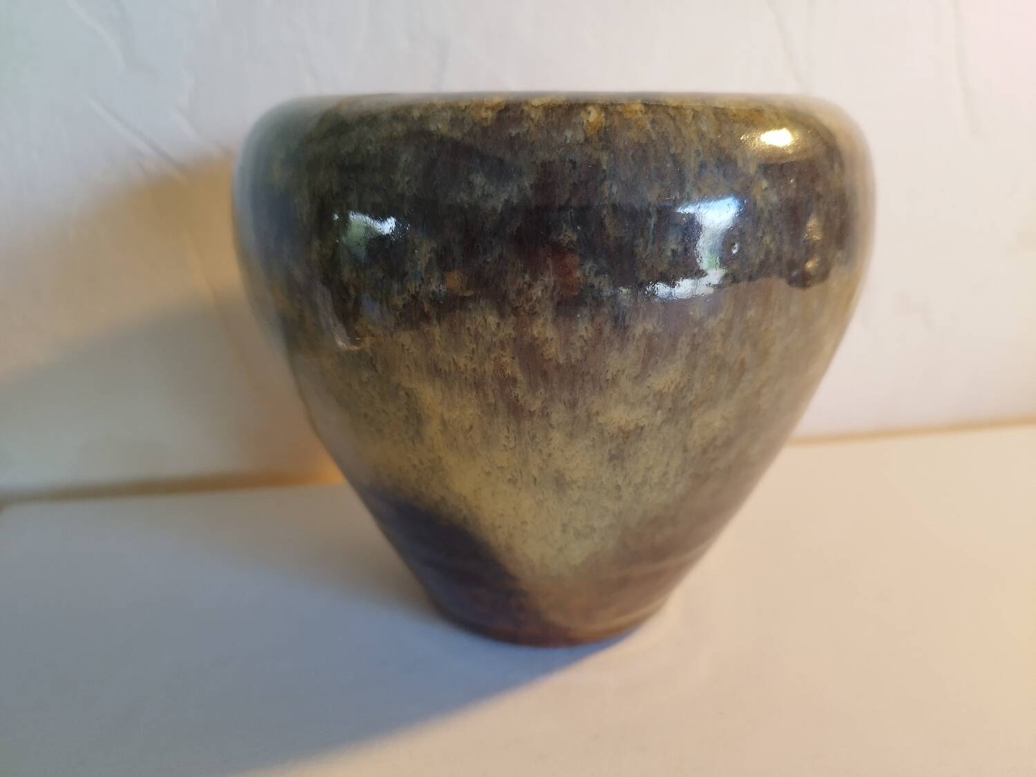 Vide-poche vase en grès émaillé