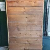 LARGE GOLDEN BEVELLED MIRROR WITH HEAD REF JE