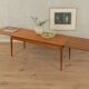 Rare extendable teak coffee table from the 1960s