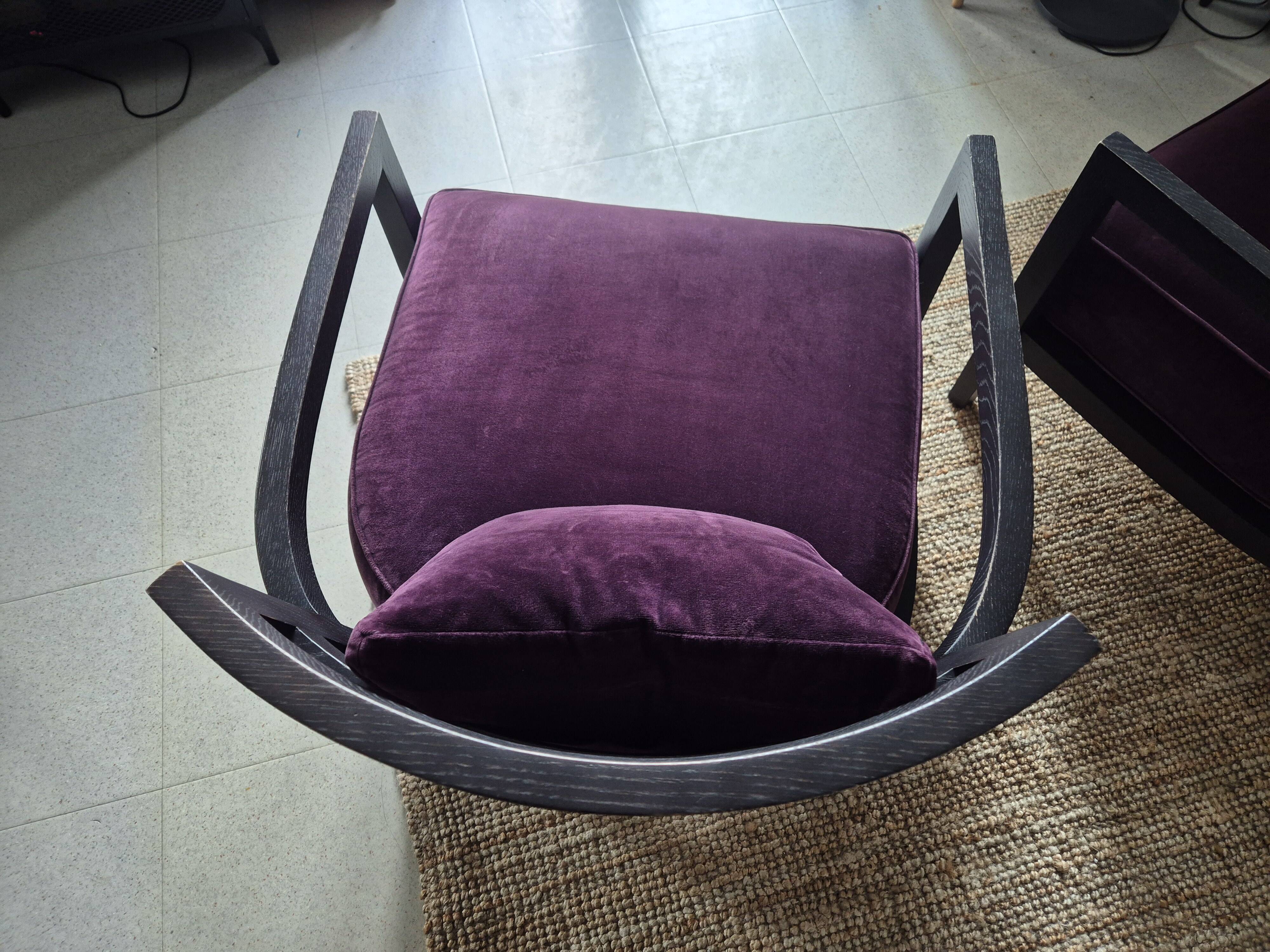 "Meda" armchairs by Frigerio