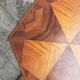 Gueridon old marquetry table old art deco vintage