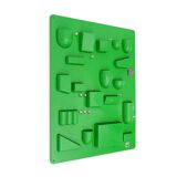 Wall organiser Utensilo green by Dorothee Becker-Maurer for Design M, 1970s