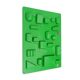 Wall organiser Utensilo green by Dorothee Becker-Maurer for Design M, 1970s