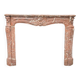 Louis XV Style Fireplace In Rance Marble, Circa 1880