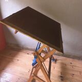 Wooden drawing table desk