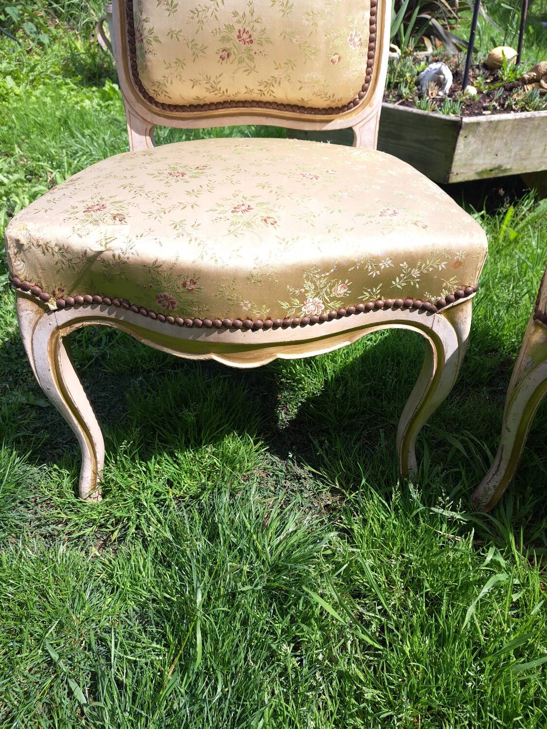 Pair of chairs, Louis XV period.