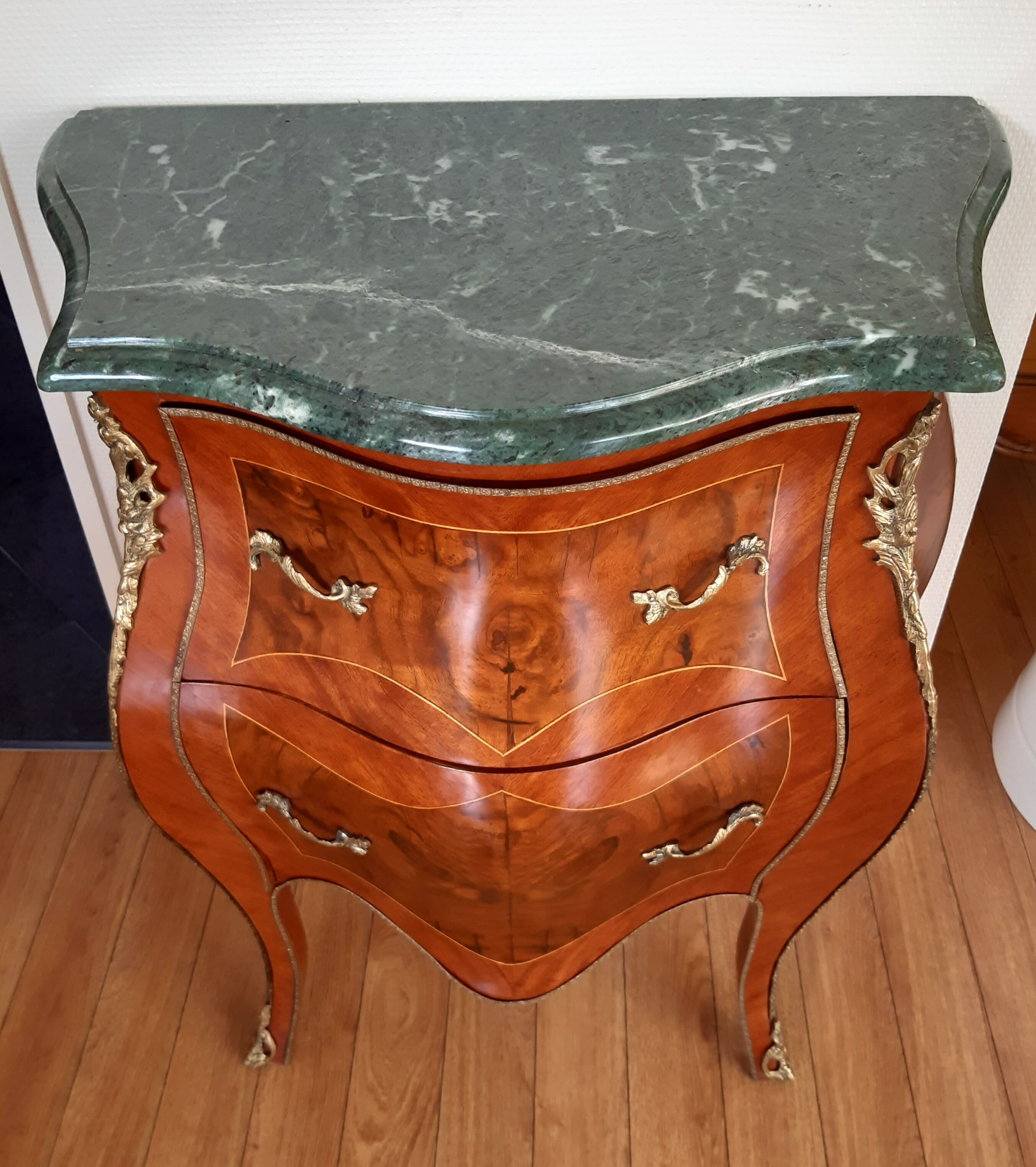 Louis XV-style marquetee dresser