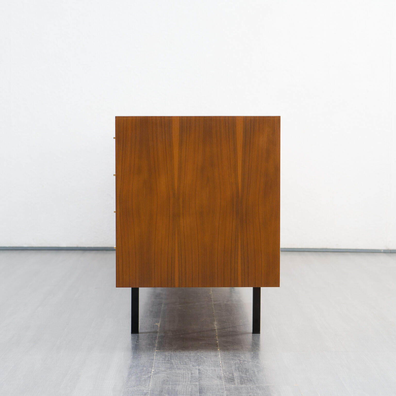 Sideboard 60s, walnut, restored, 272cm