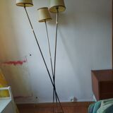 Lampadaire design en laiton 3 feux Arlus