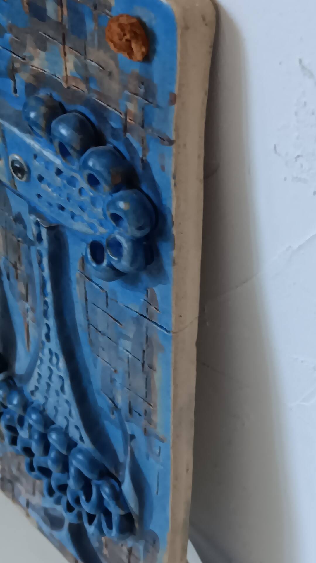 Brutalist wall plaque
