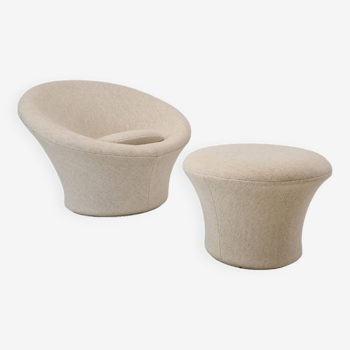 Mushroom Armchair and Ottoman by Pierre Paulin for Artifort, 1960's