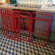 4 ted net mesh folding chairs by Niels Gammelgaard for ikea