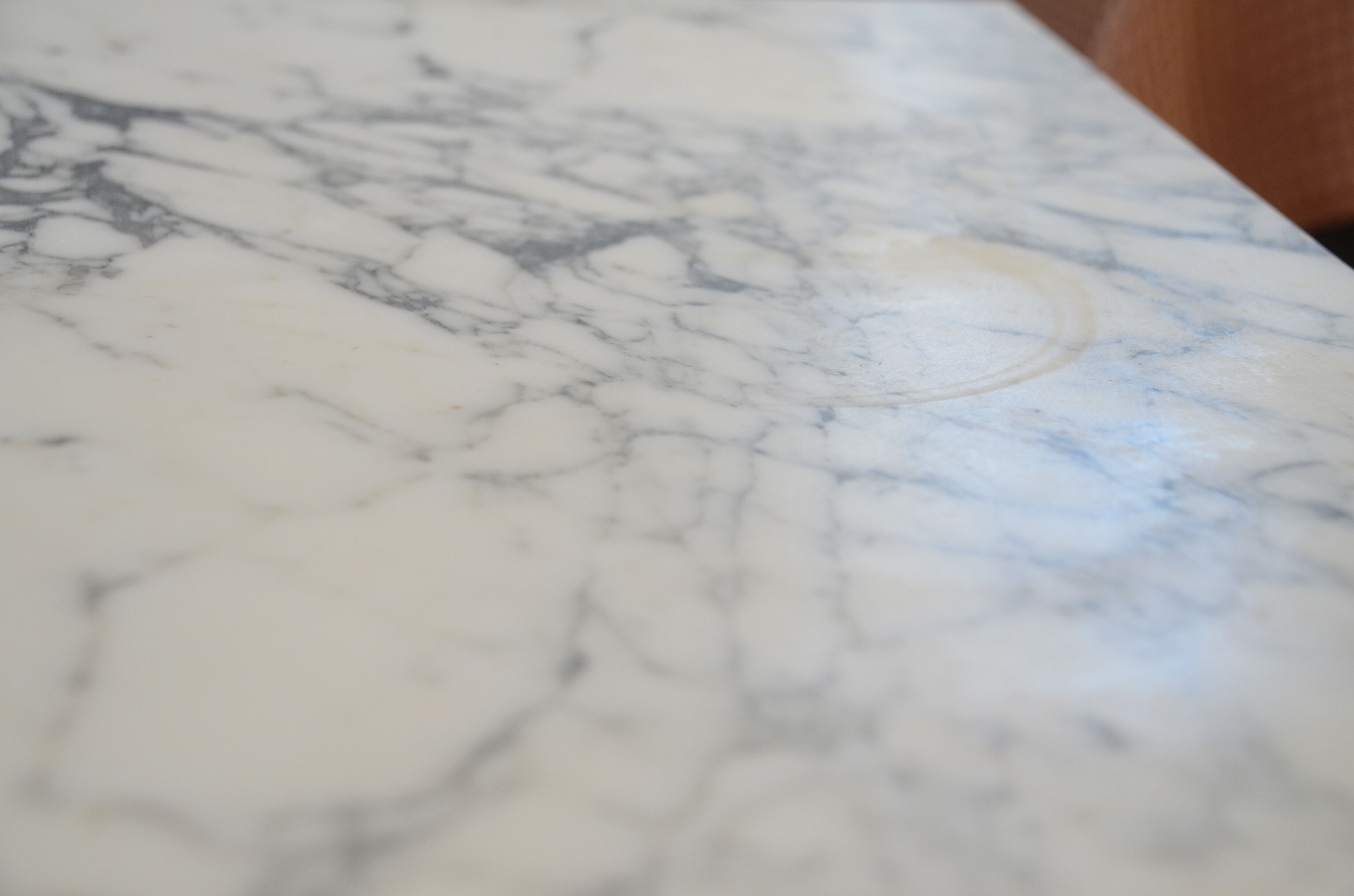 White marble coffee table vintage 60s