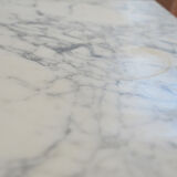 White marble coffee table vintage 60s