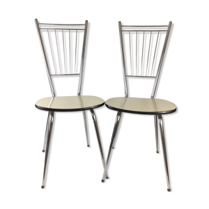 Paire de chaises de cuisine