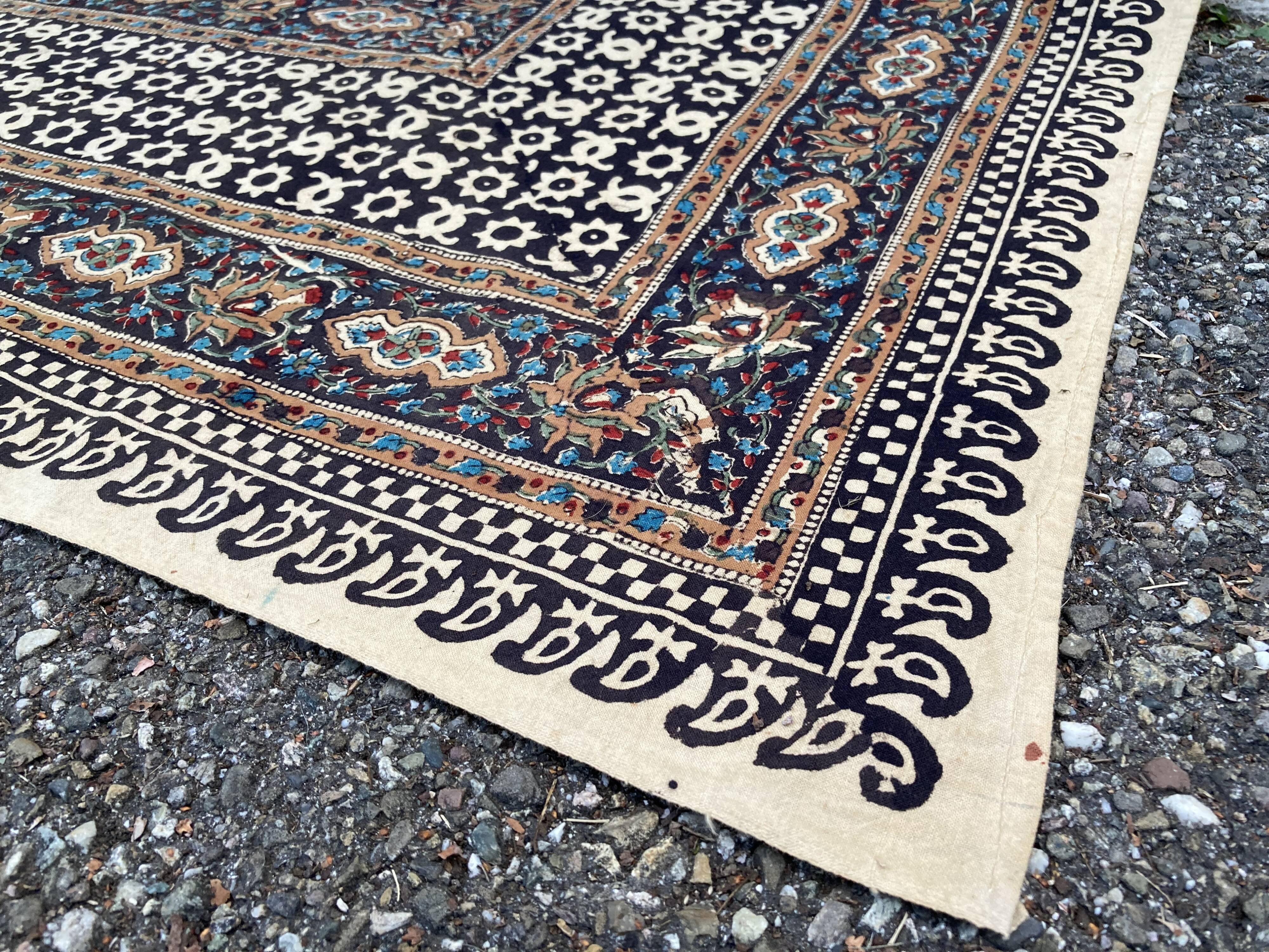 Embroidery kalamkari fabric