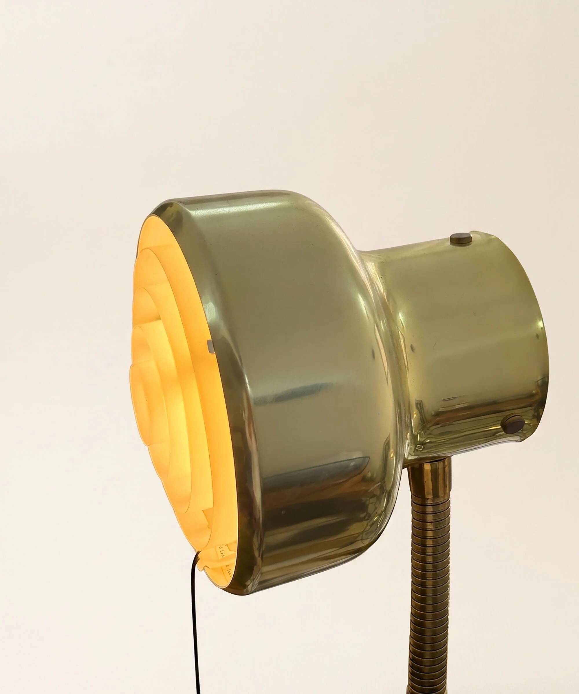 Anders Pehrson – Bumling floor lamp in brass, second half of the 20th century