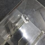 Vintage Plexiglass phono ,record trolley or side table