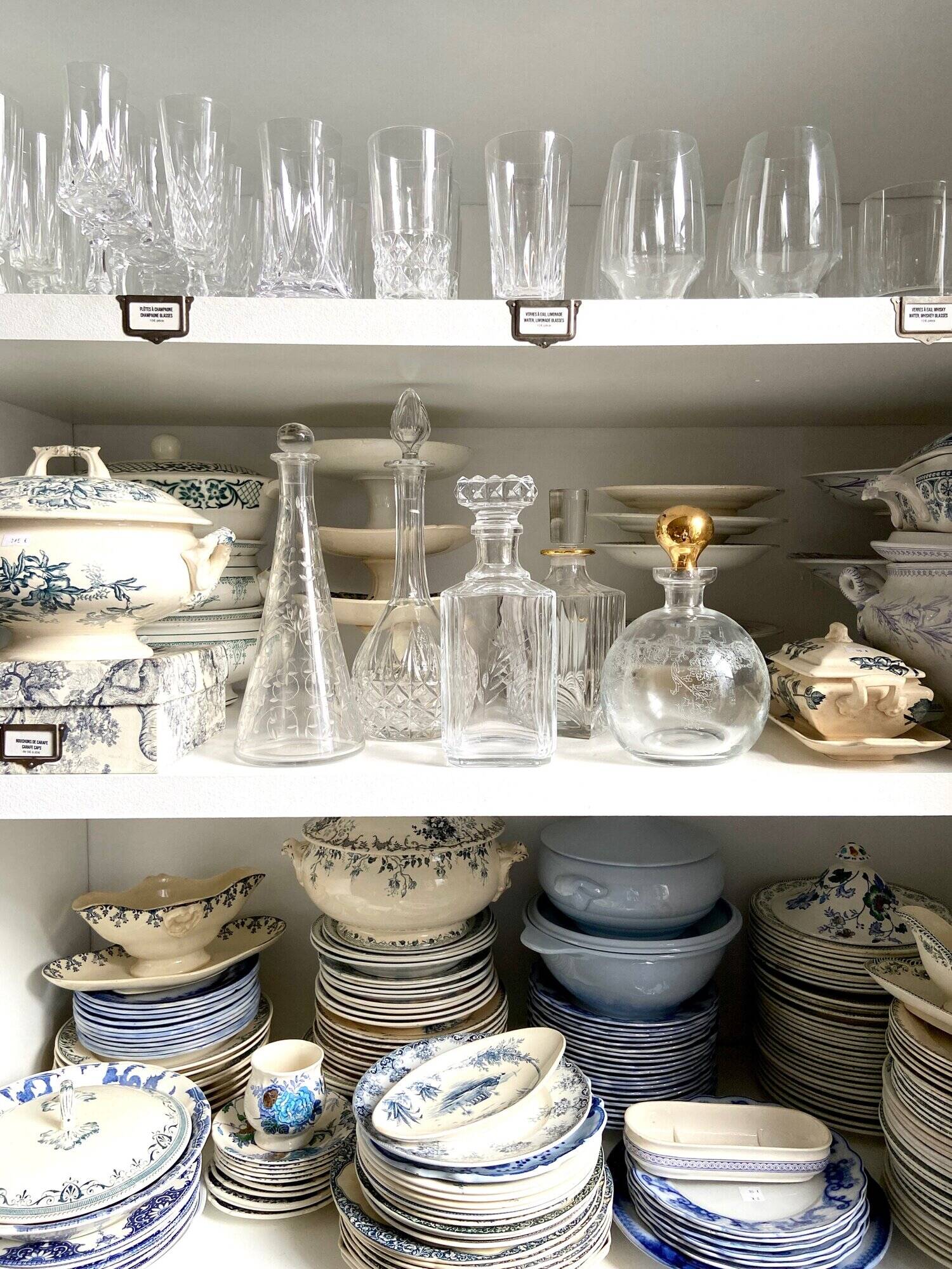 Chiseled crystal whiskey decanter