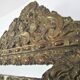 Repulsed brass parecloses mirror early 20th 36 cm x 66 cm