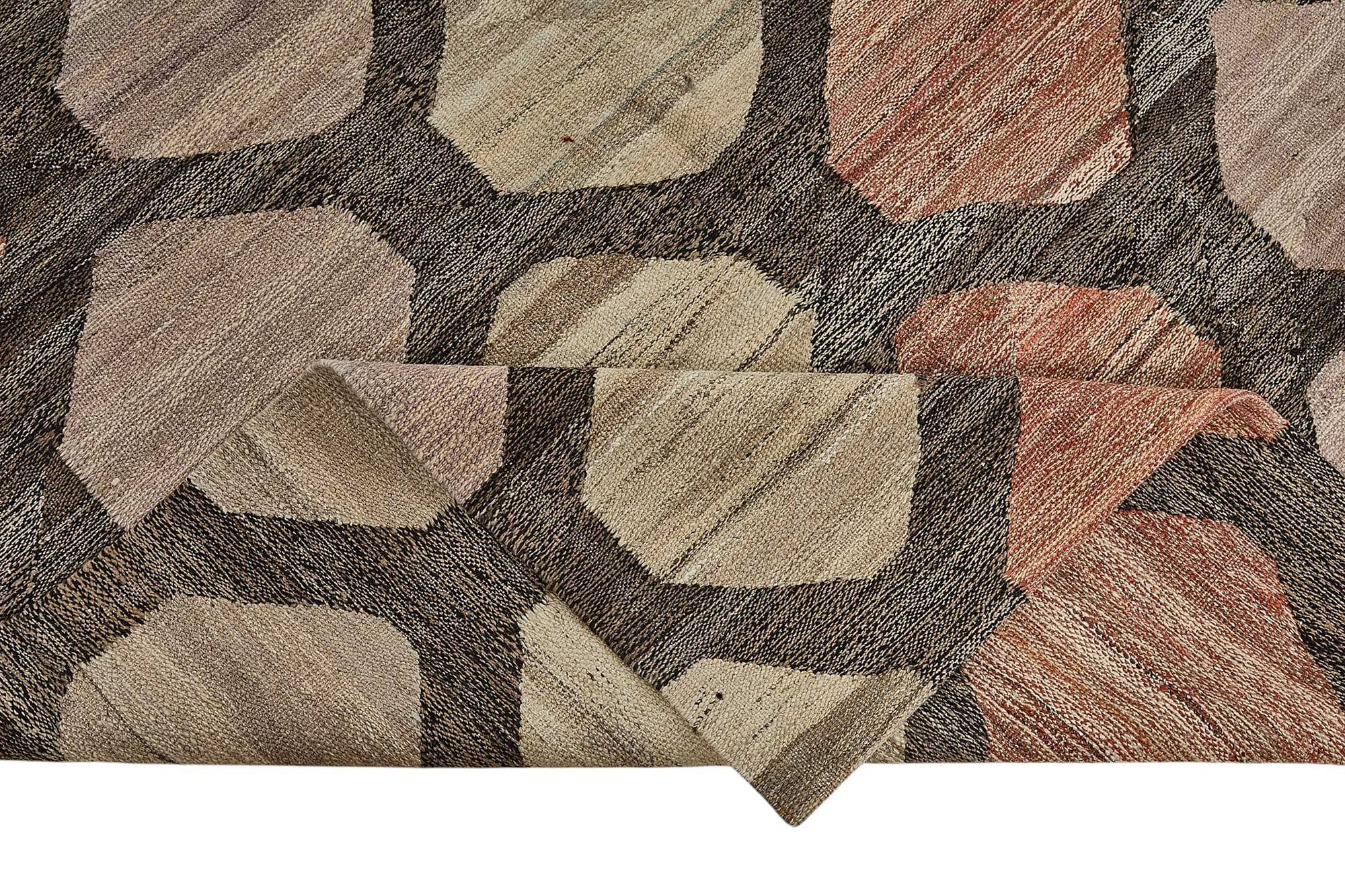 Contemporary Tribal Decorative Kilim 355 cm x 448 cm