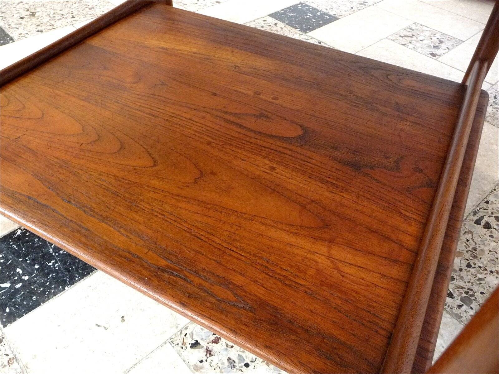Danish teak coffee table by Hvidt & Mølgaard for France & Daverkosen, 1950s