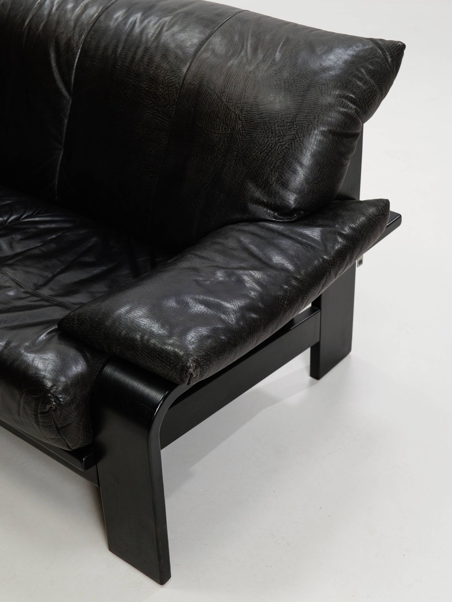 German postmodern brutalist lounge sofa by Rolf Benz for Musterring, 1990s, set of 2.