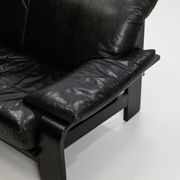 German postmodern brutalist lounge sofa by Rolf Benz for Musterring, 1990s, set of 2.