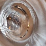 6 crystal glasses Saint Louis model Cerdagne