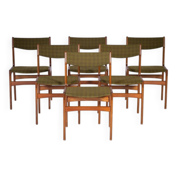 Chaises Vintage en Teck pour Nova, Danemark, 1970s, Set de 6
