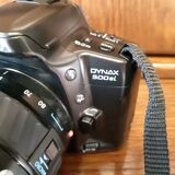 Minolta Dynax 500si Black Camera with Zoom AF 28-80mm Film