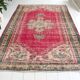 One  a KiND vİNTAGE tURKİSH oUSHAK rUG  SKU 2004