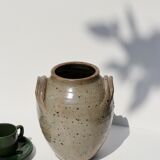 Ancient pyrite sandstone jar