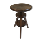Tabouret tripode réglable années 70