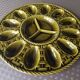Vintage earthenware egg tray, Sacavém Portugal, 60s-70s