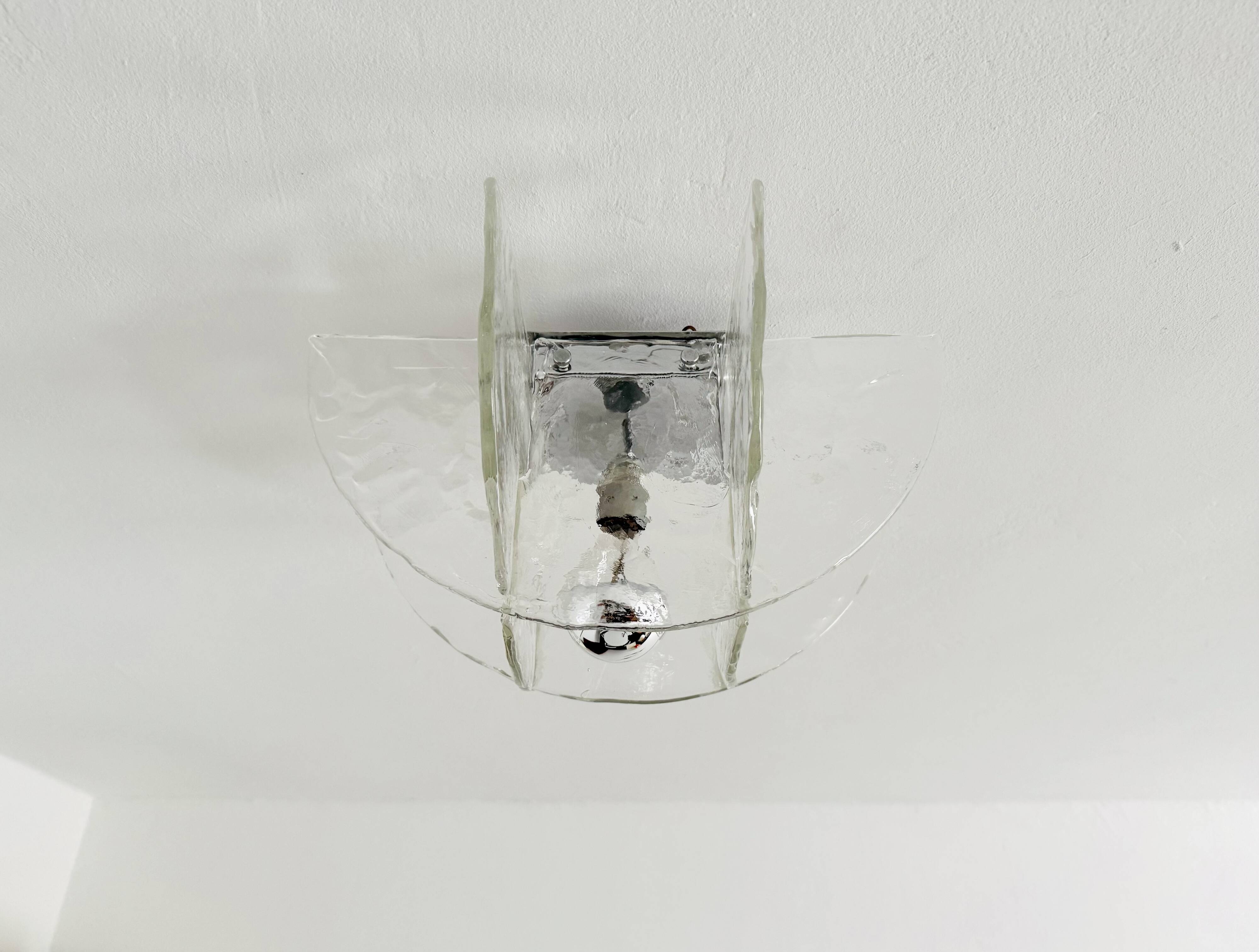 Murano Glass Ceiling Lamp by Carlo Nason for Mazzega