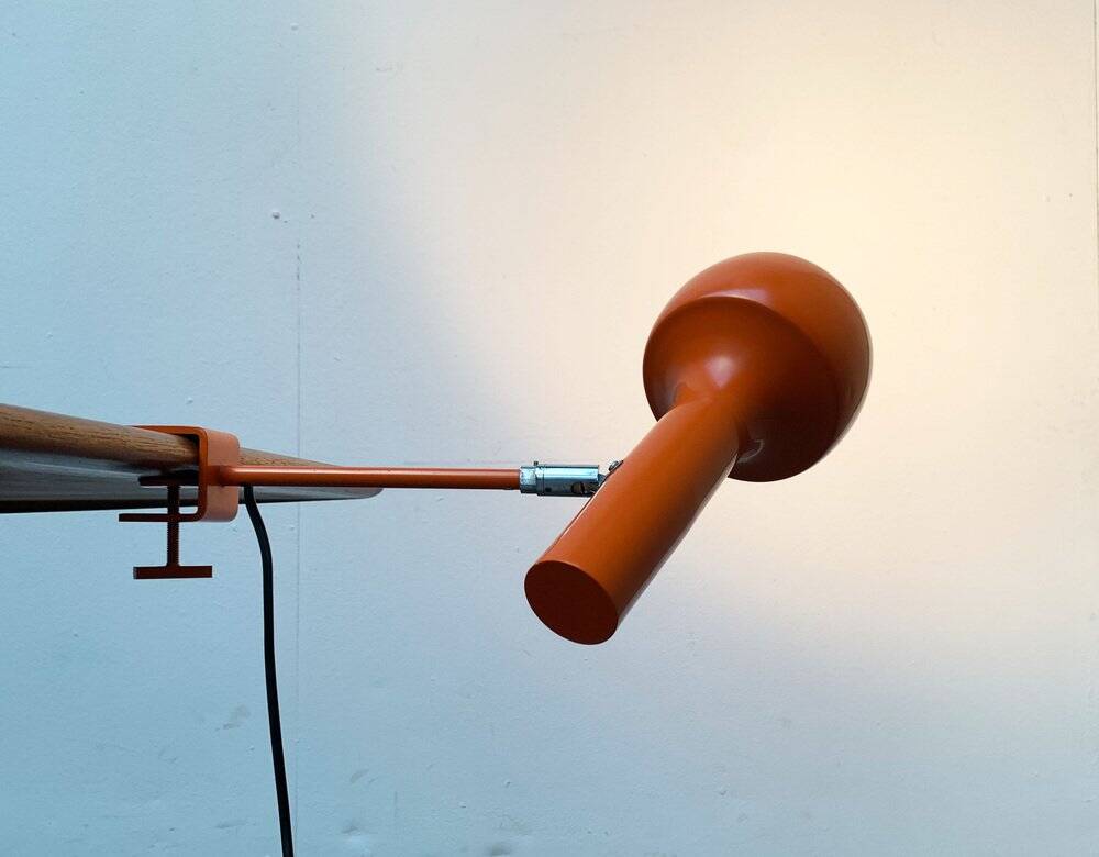 Mid-century Swiss clamp table lamps by Swisslamps International, set of 2.