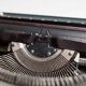 Sky Blue Brother Typewriter from 1980