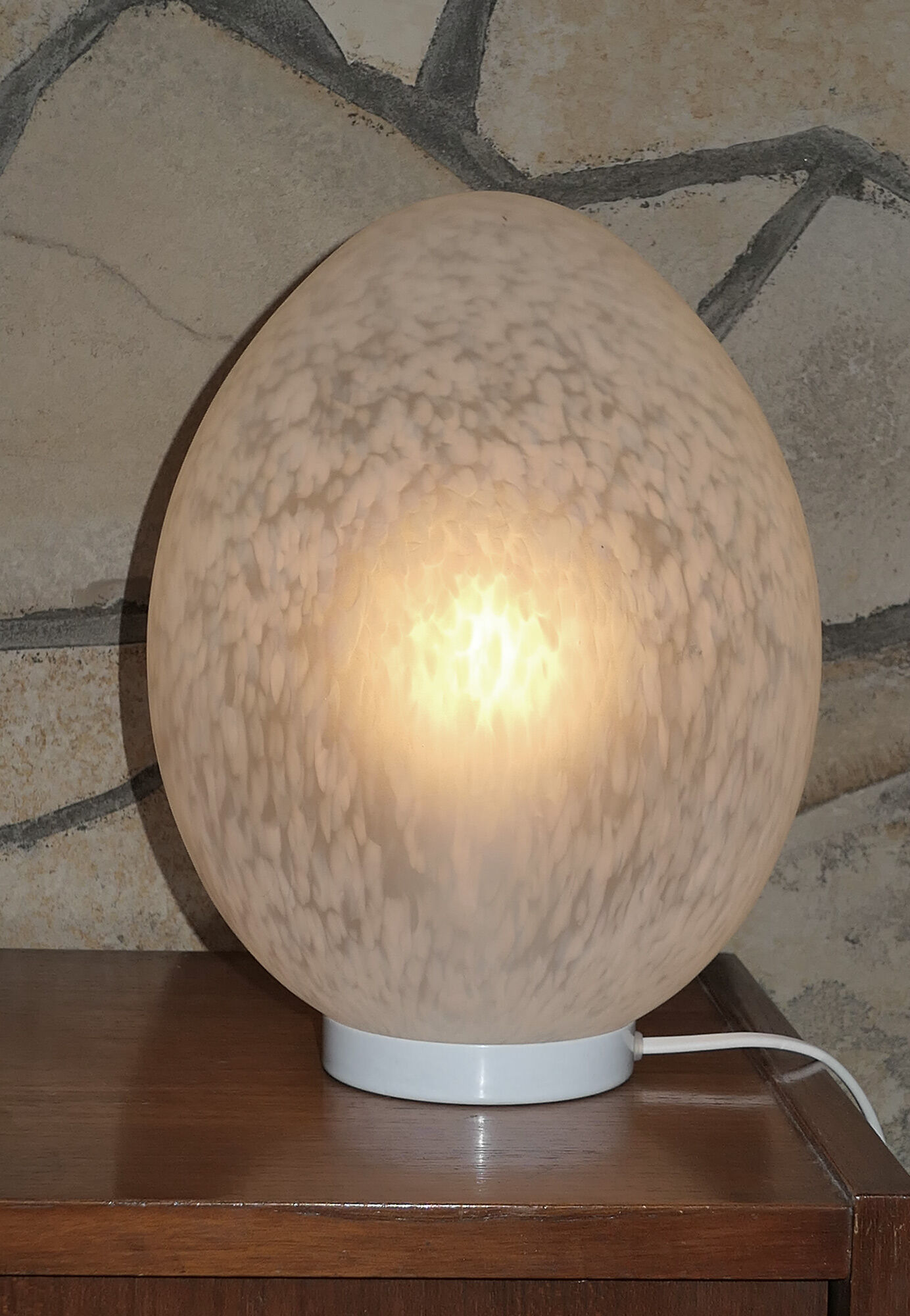 Pair of lamps "egg" - Egg lamps 70s-80s design Ben Swildens
