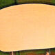 Chaise en formica blanche et noire vintage design années 60