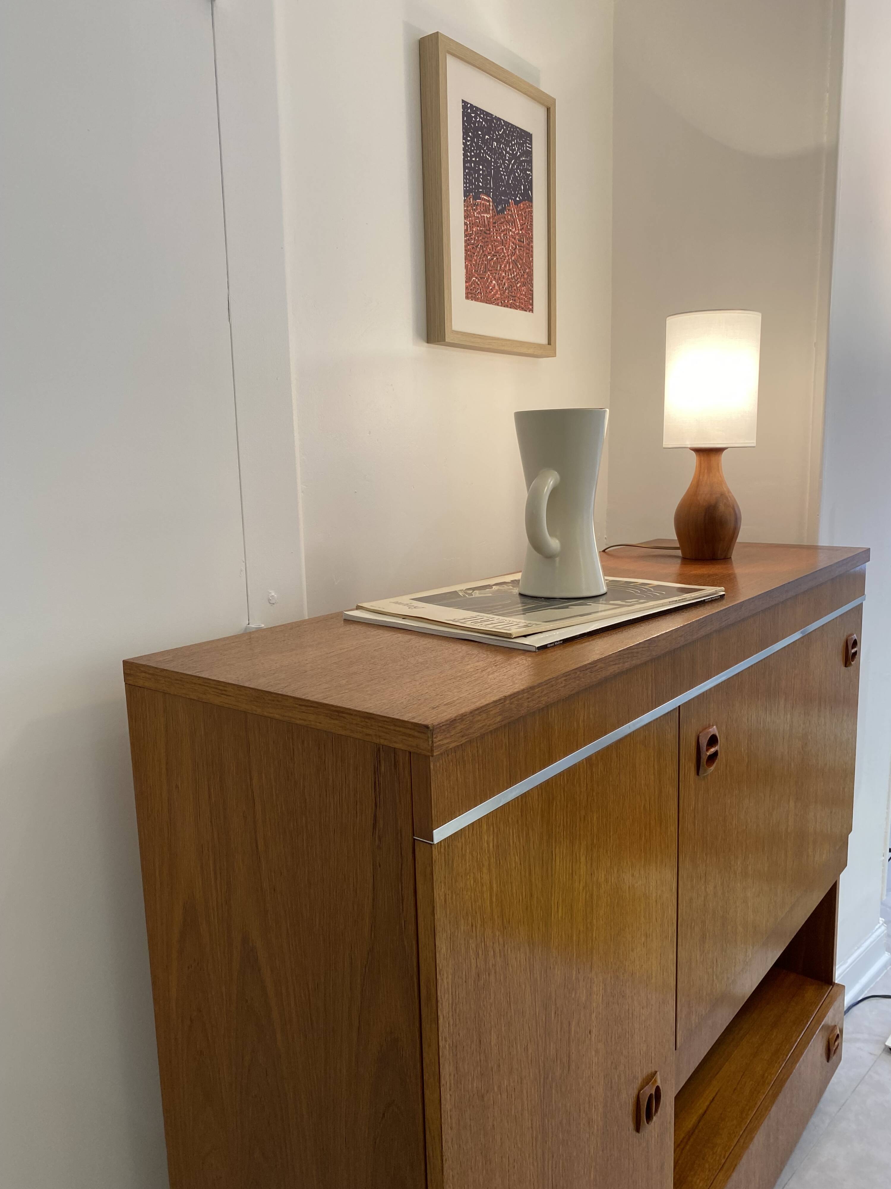 Vintage teak storage unit 1960s