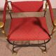 Fauteuil Curule En Fer Forgé Et Bronze