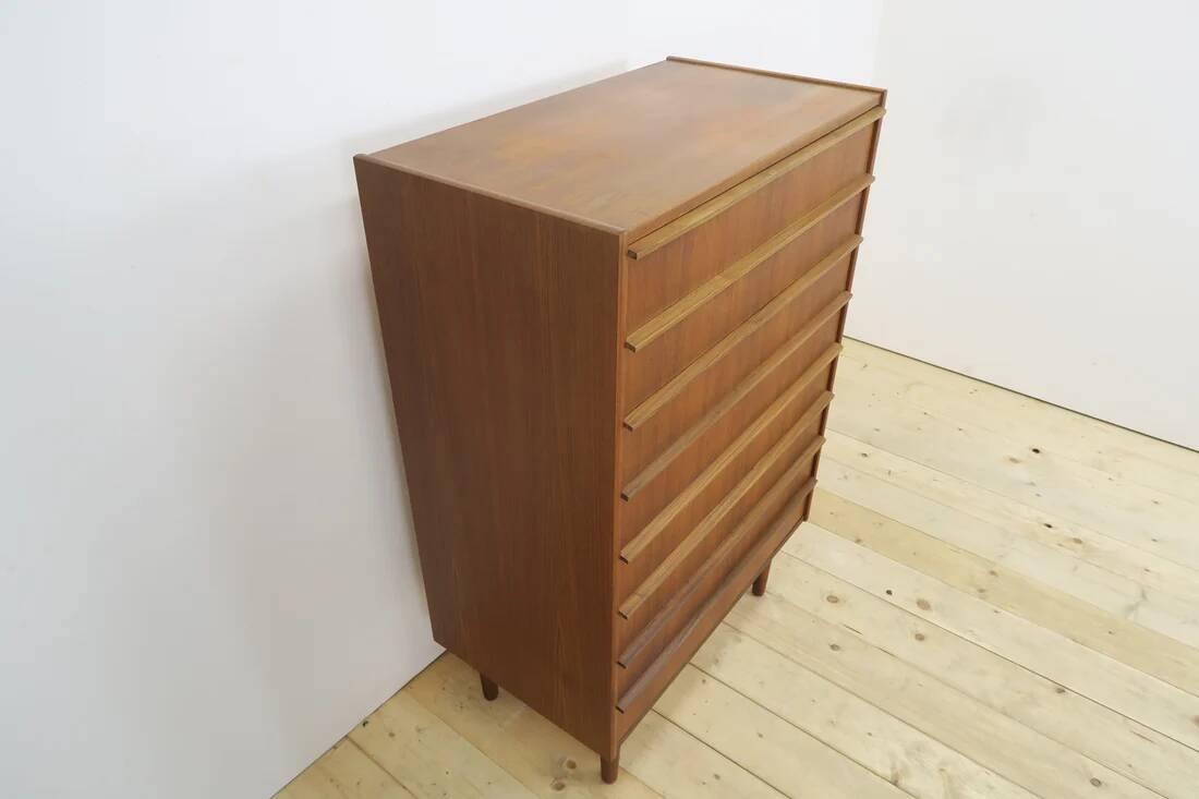 Commode en teck, Danemark 1960