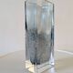 Bubble blown glass vase, 70s design