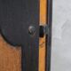 Antique  Swedish 18th Century Oak Hanging Corner Cabinet, 1711
